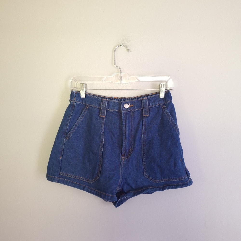 Wild Fable Super High Rise Untility Blue Jean Shorts